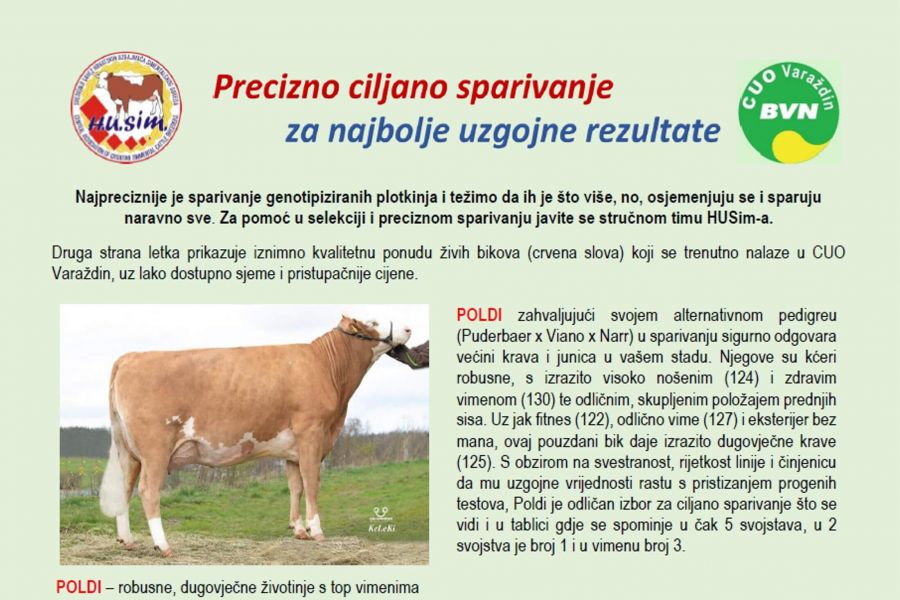 Precizno ciljano sparivanje za najbolje uzgojne rezultate - kolovoz 2026.