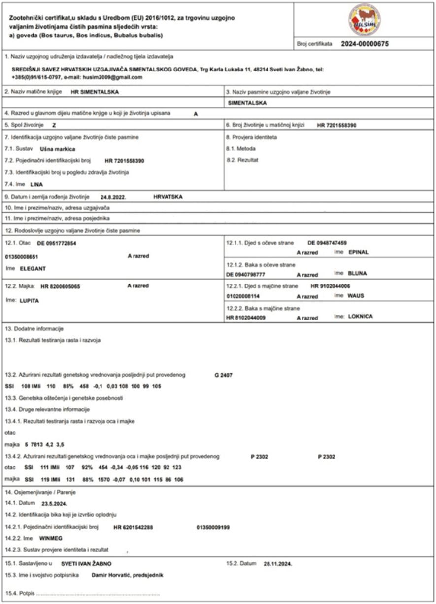 ​Važna obavijest za uzgajivače i sudionike u prometu uzgojno valjanim grlima!